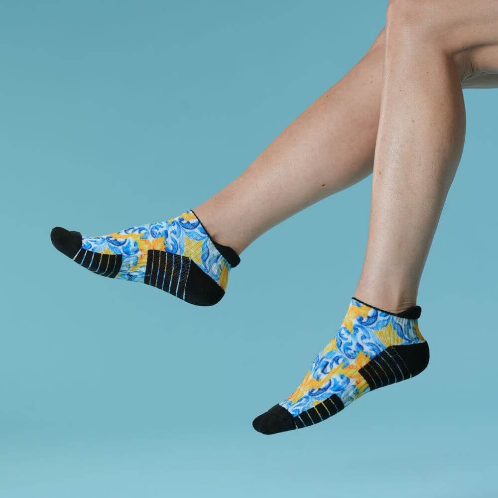 Mediterranean Ankle Compression Socks