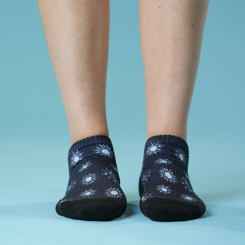 Midnight Sun Ankle Compression Socks
