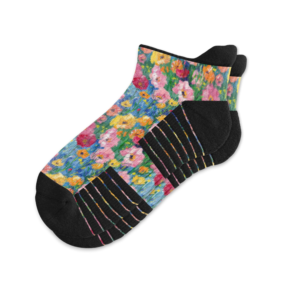 Wildflower Ankle Compression Socks