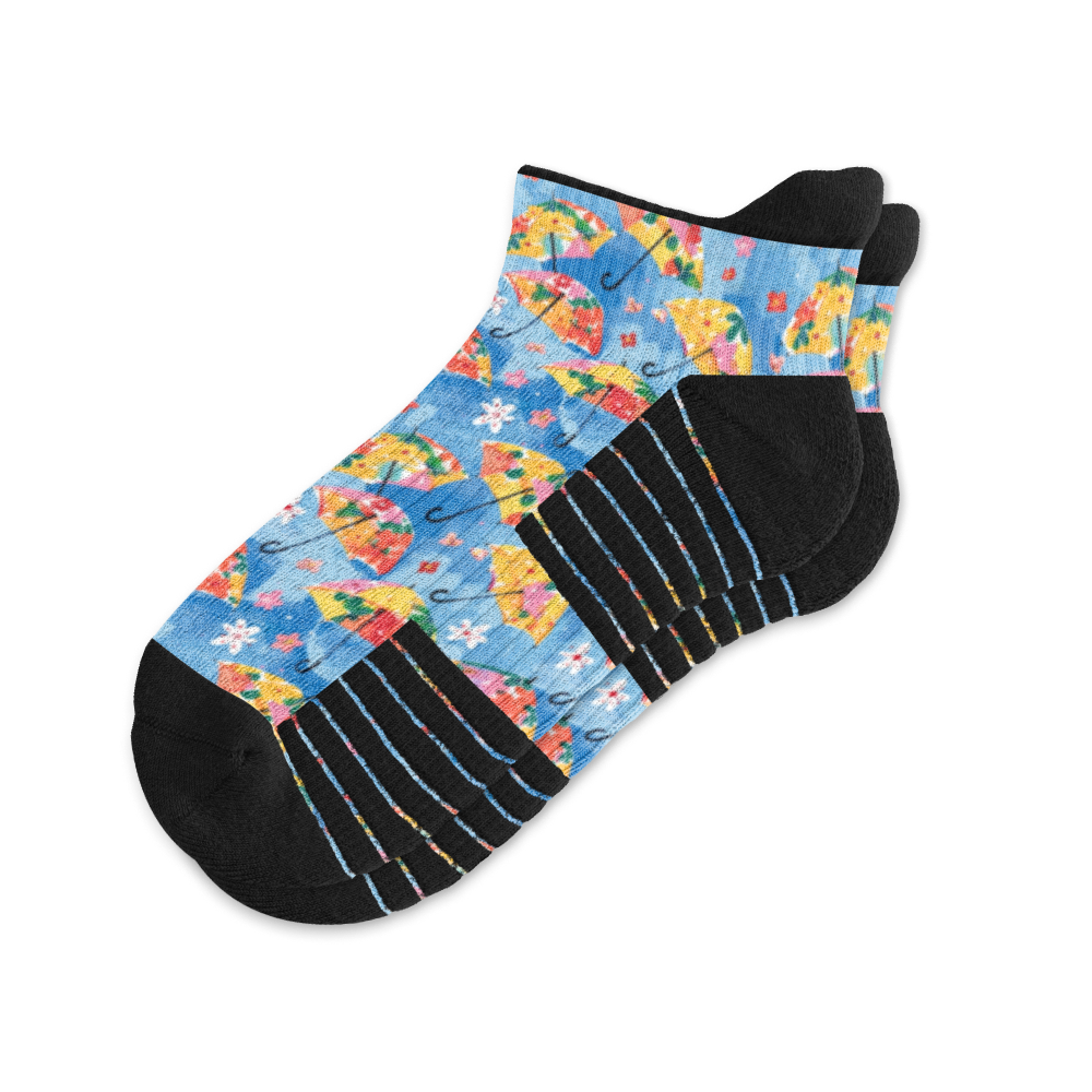 Spring Showers Ankle Compression Socks