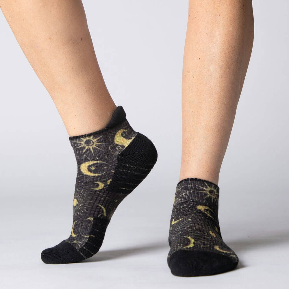 Star & Moon Ankle Compression Socks