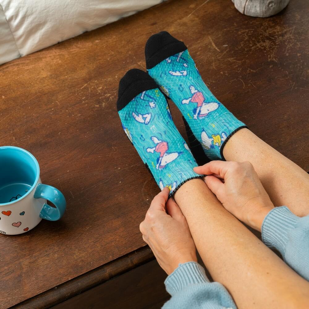 Beagle Ballet Ankle Compression Socks