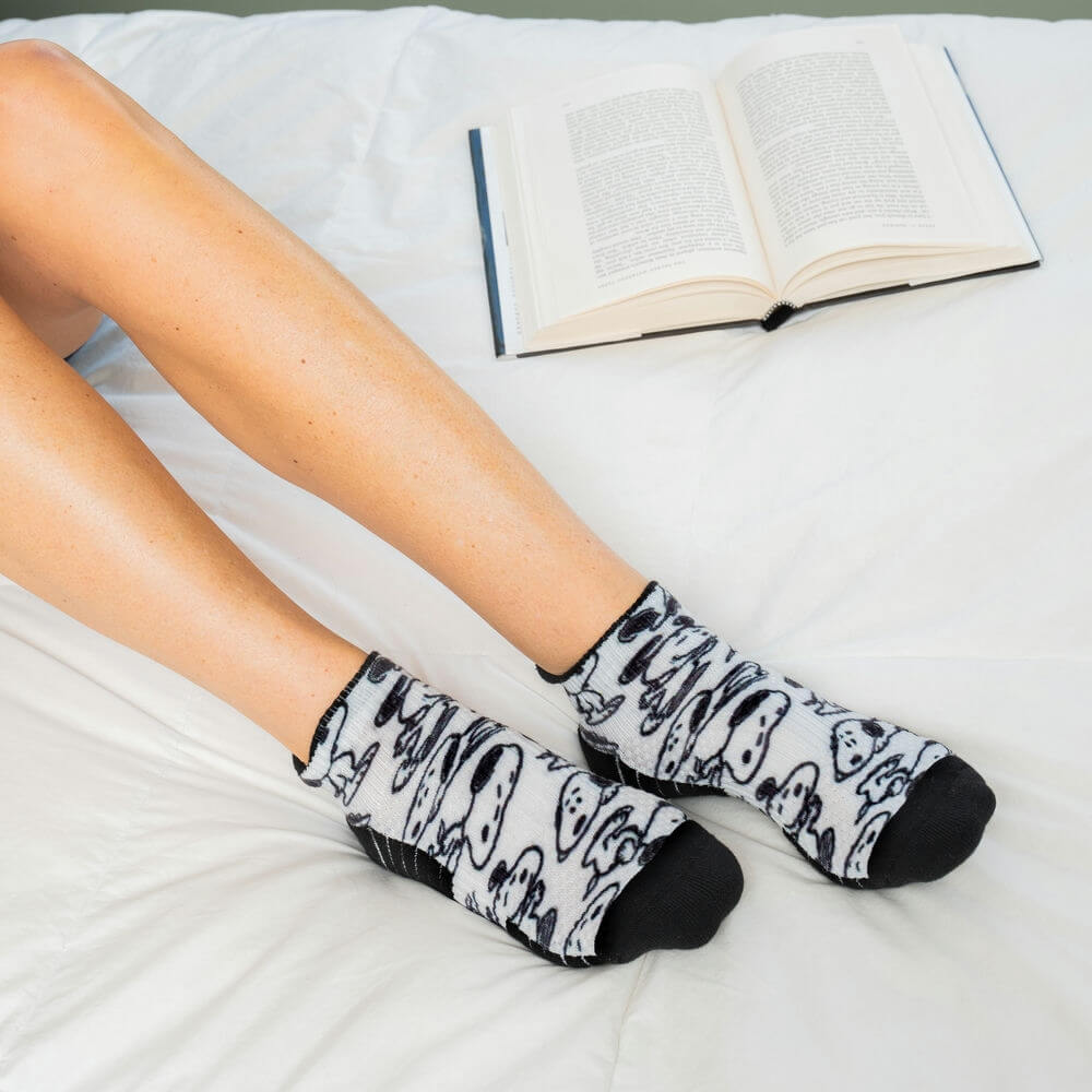 Snoopy Sox Ankle Compression Socks