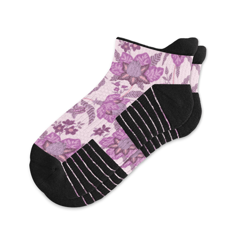 Light Lavender Ankle Compression Socks