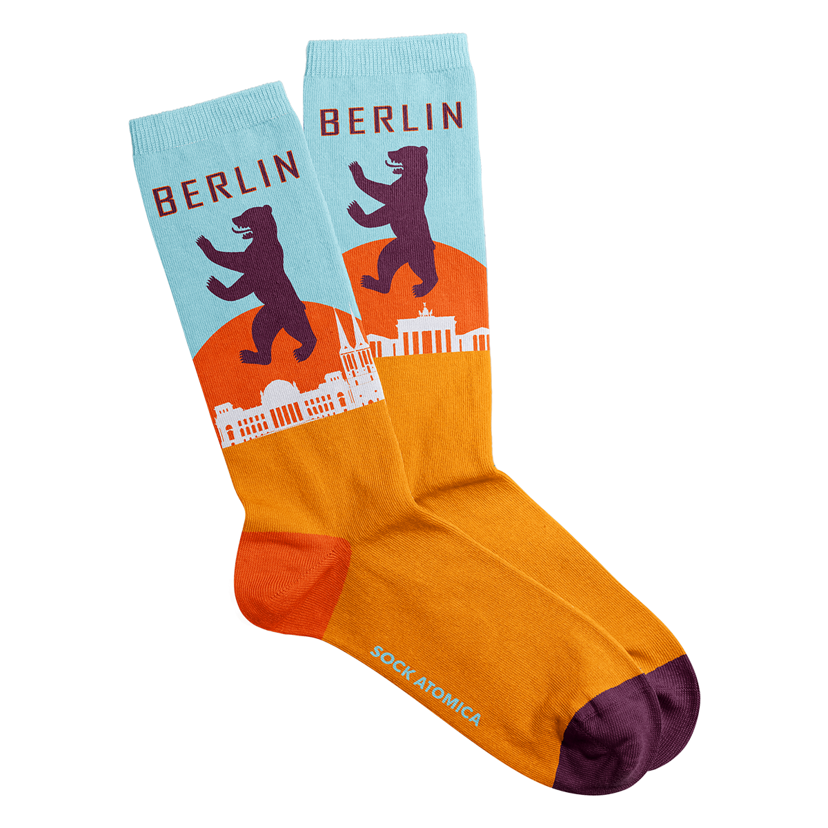 Berlin Bear Skyline Sunset