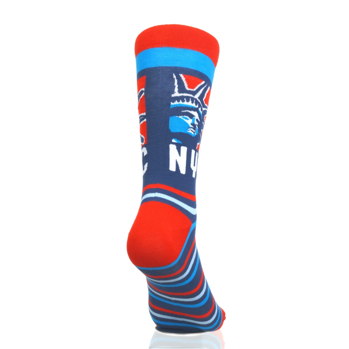 New York Statue Head RedWhiteBlue