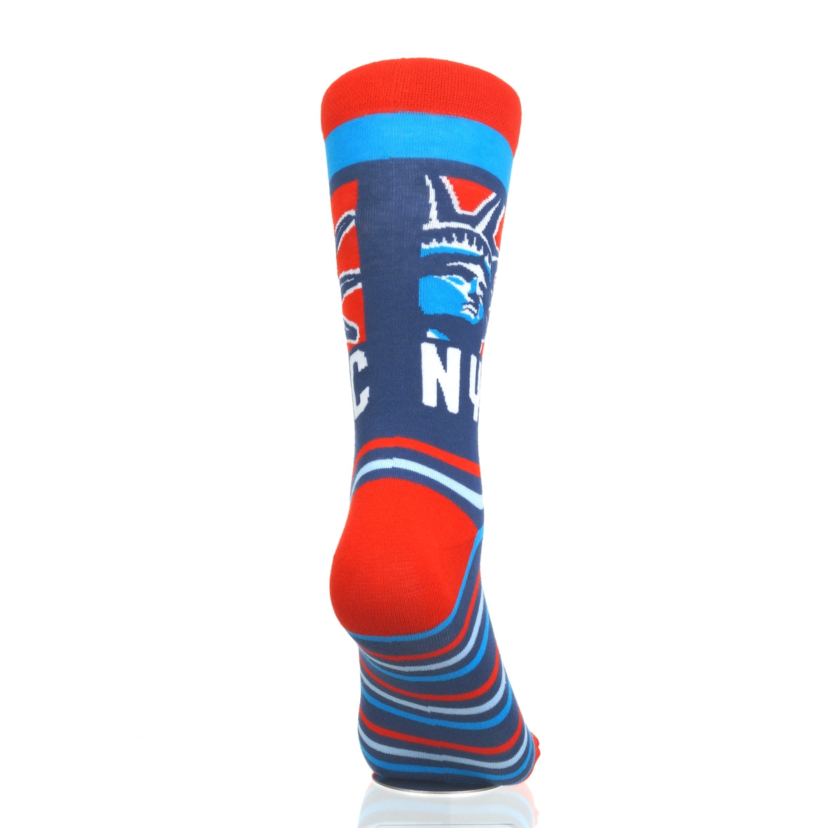 New York Statue Head RedWhiteBlue