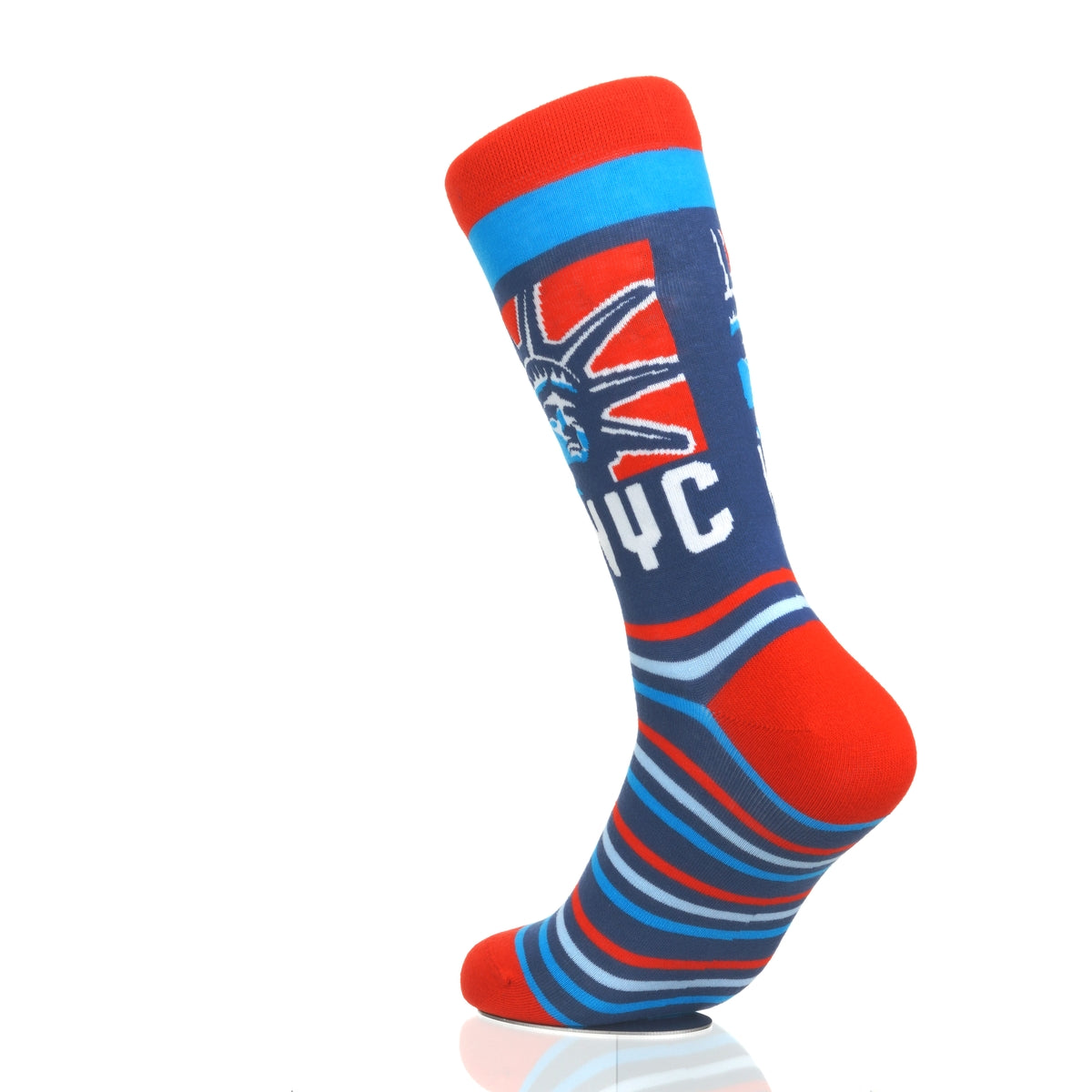 New York Statue Head RedWhiteBlue