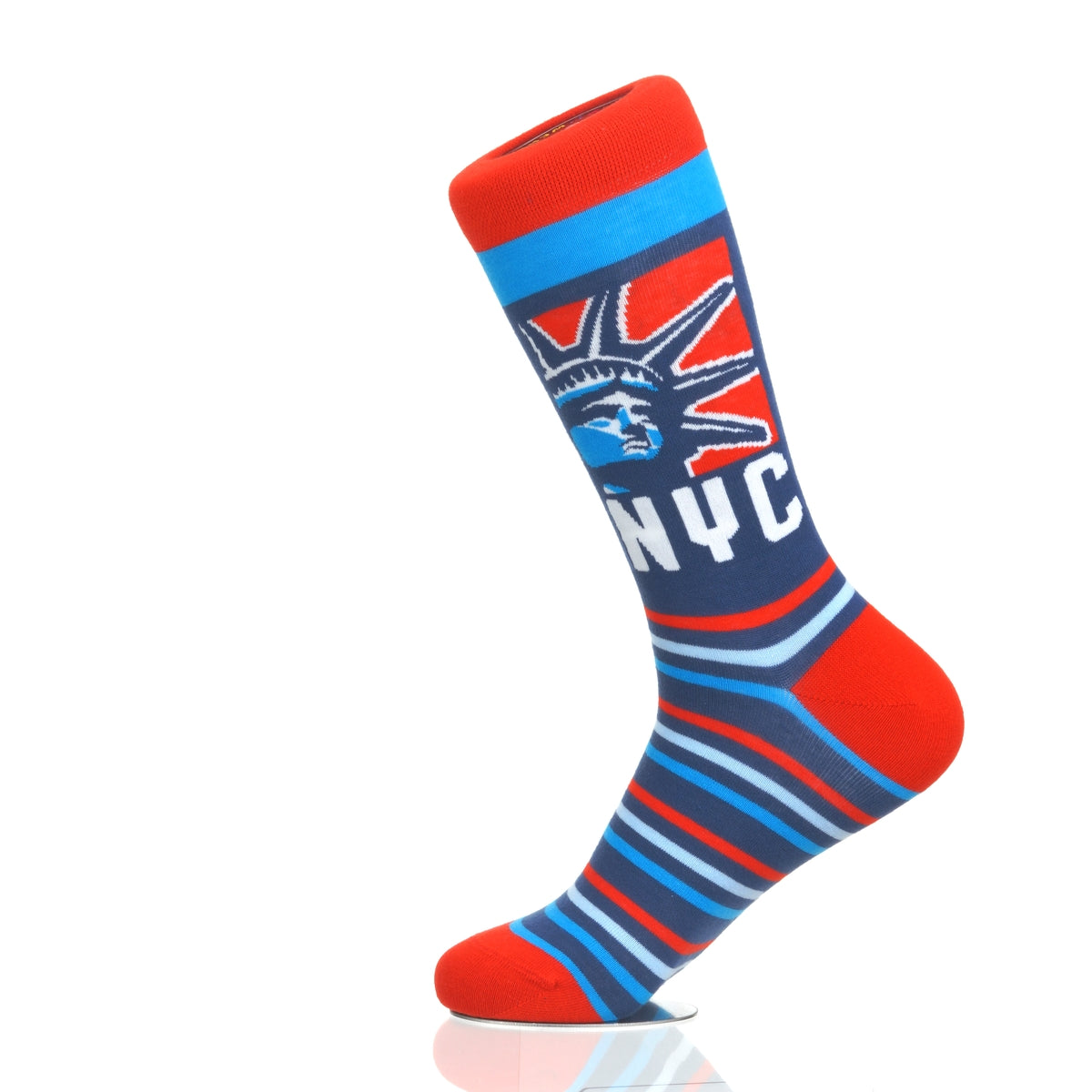 New York Statue Head RedWhiteBlue