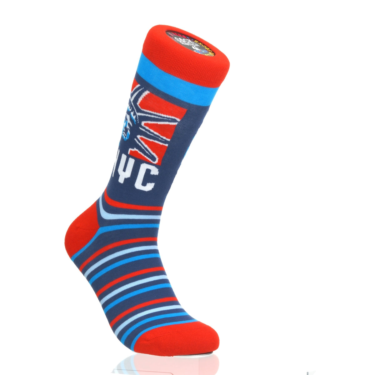 New York Statue Head RedWhiteBlue