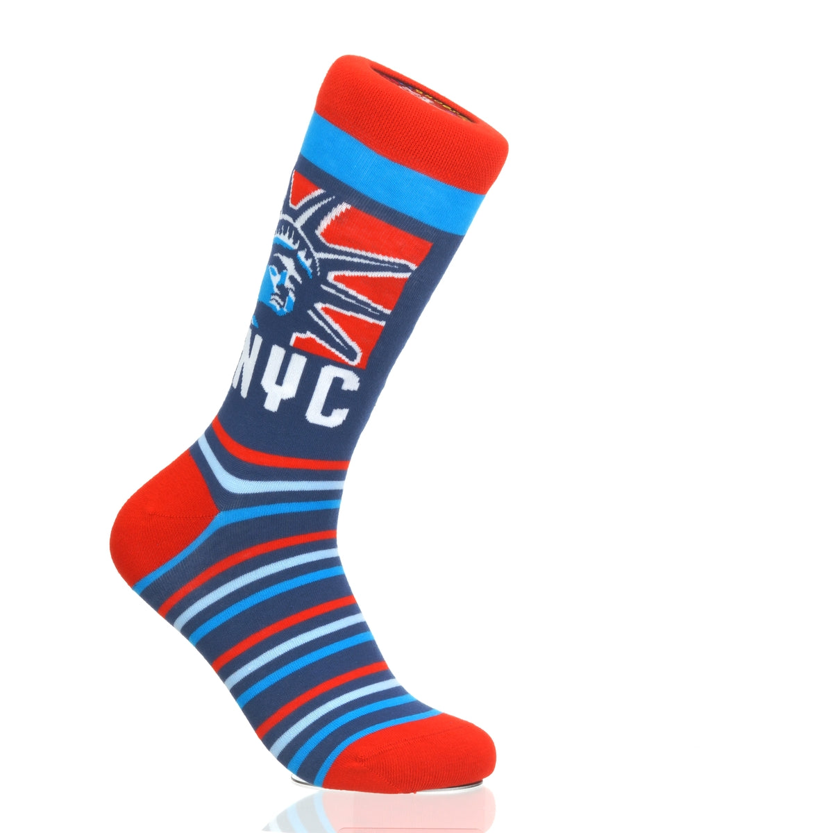 New York Statue Head RedWhiteBlue