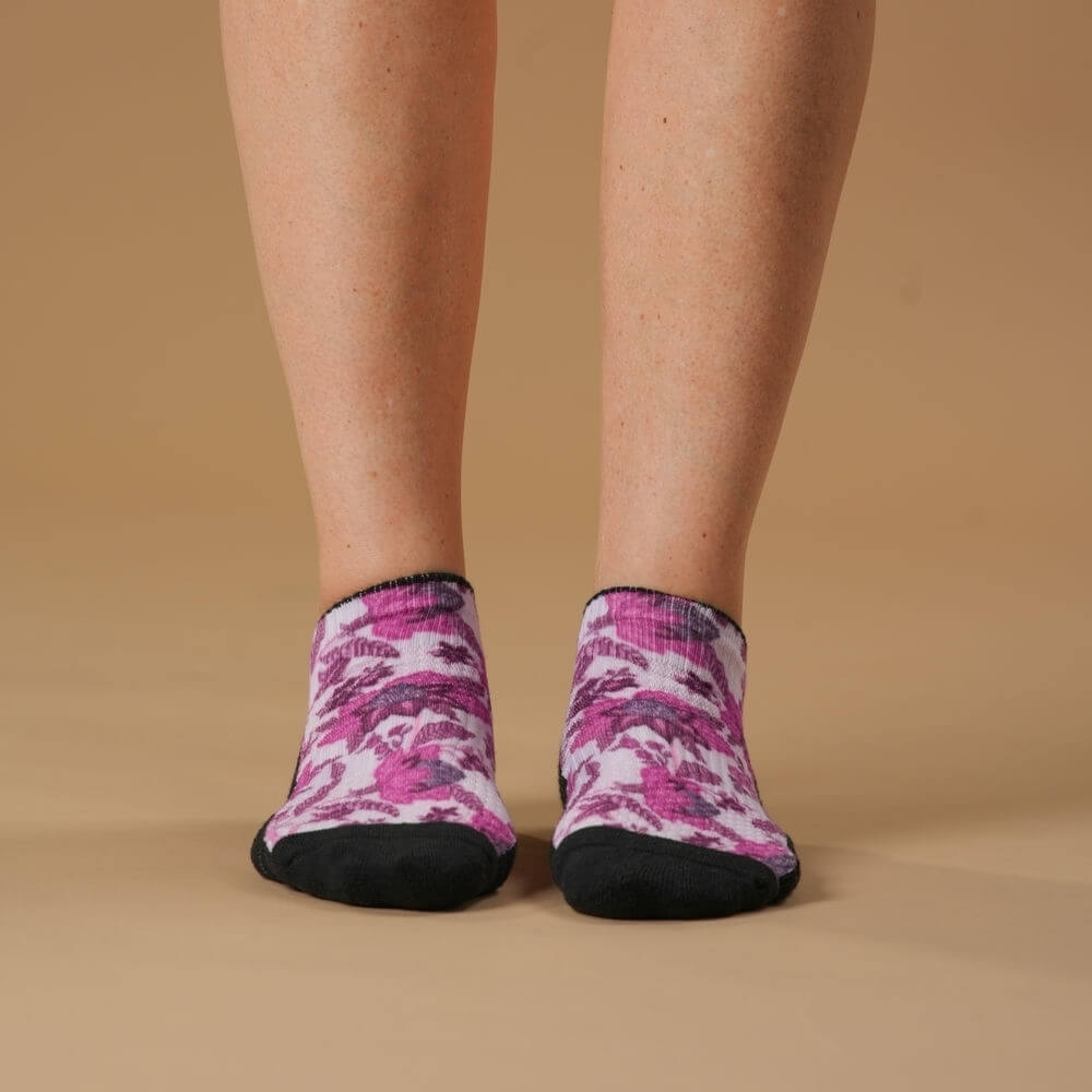 Light Lavender Ankle Compression Socks