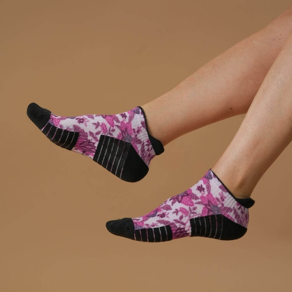 Light Lavender Ankle Compression Socks