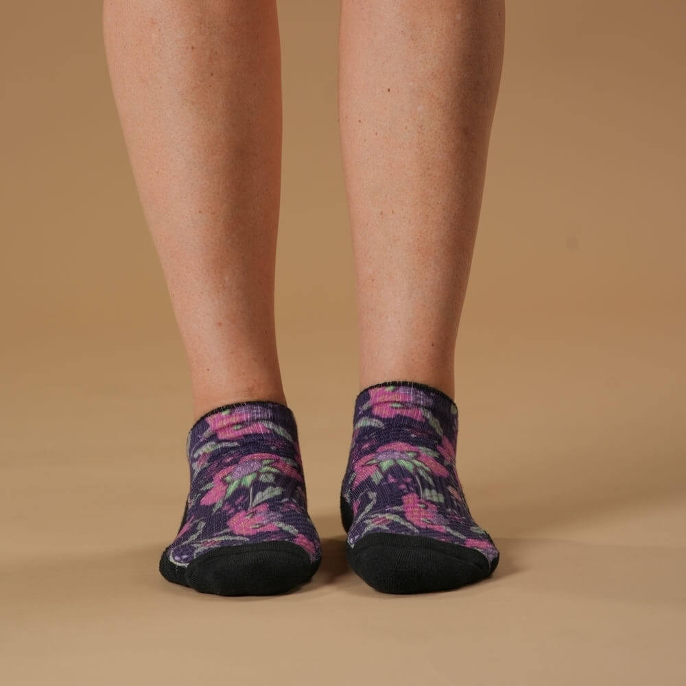 Dark Lavender Ankle Compression Socks