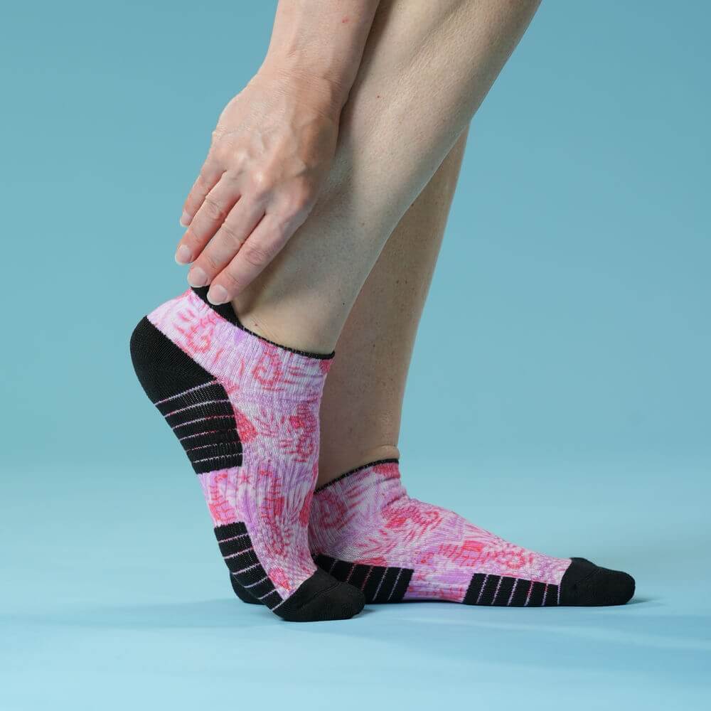 Seahorse Pink Ankle Compression Socks