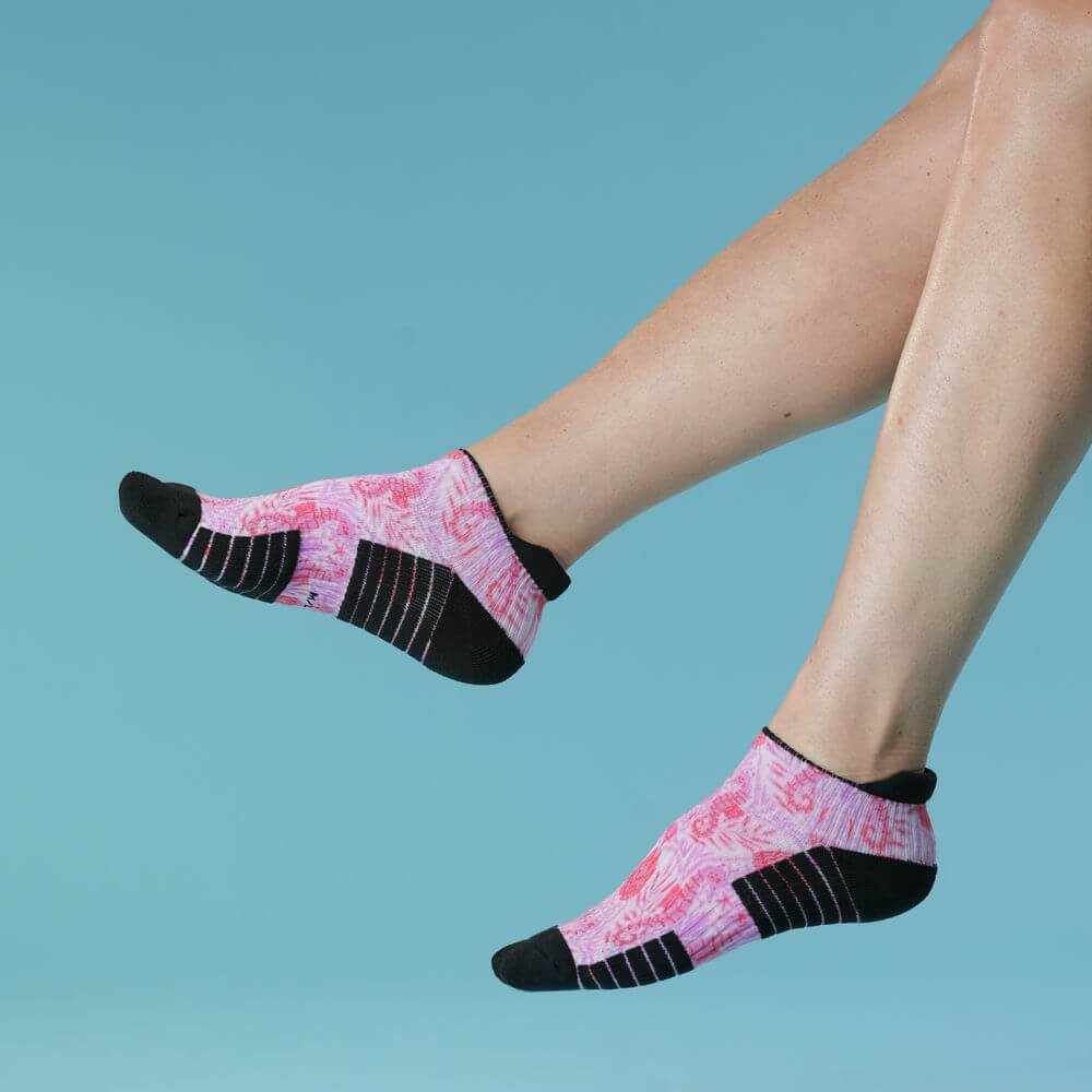 Seahorse Pink Ankle Compression Socks