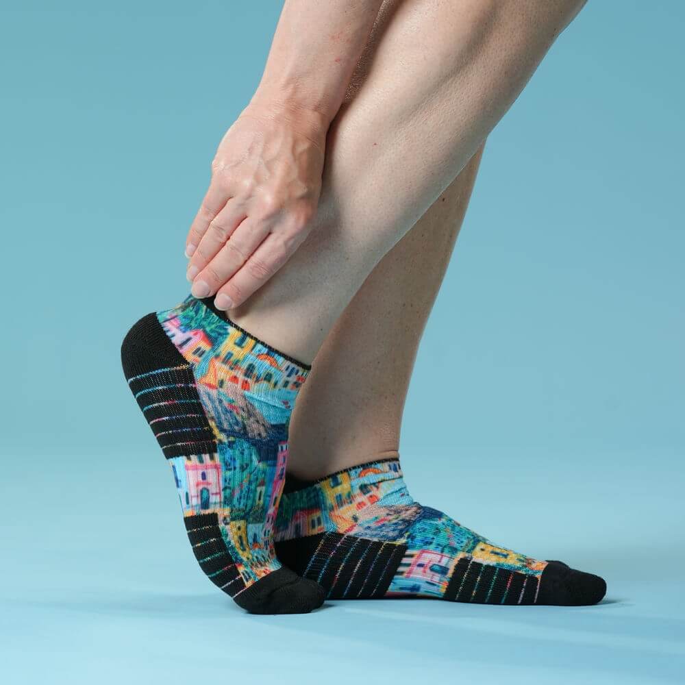 Seaside Ankle Compression Socks