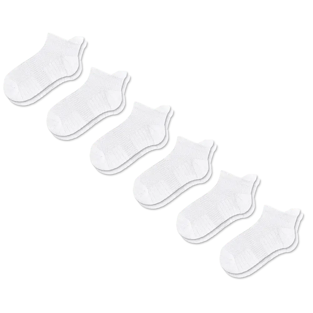 White Ankle Compression Socks