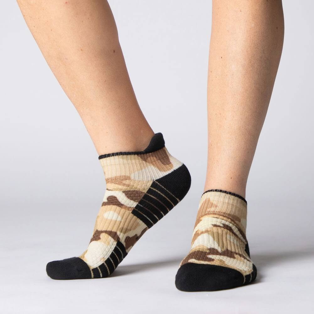 Desert Camo Ankle Compression Socks