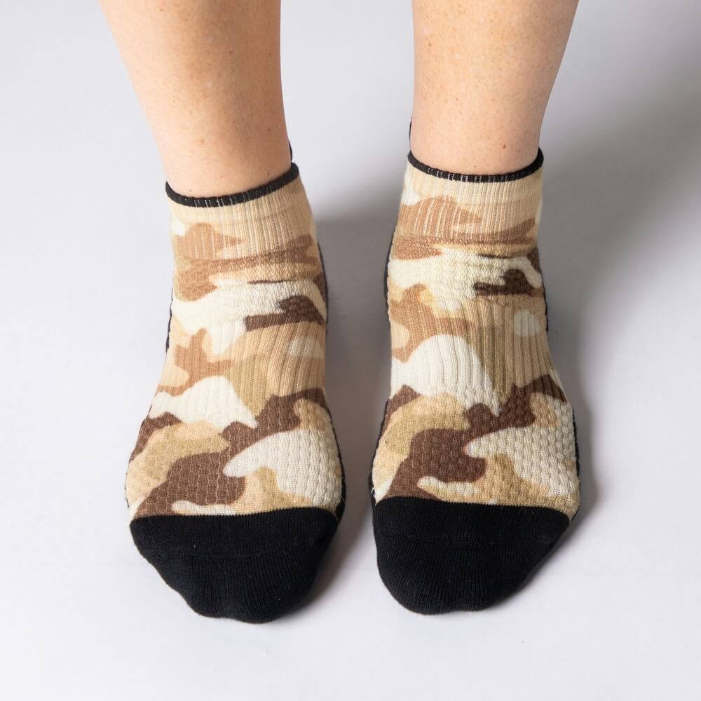 Desert Camo Ankle Compression Socks