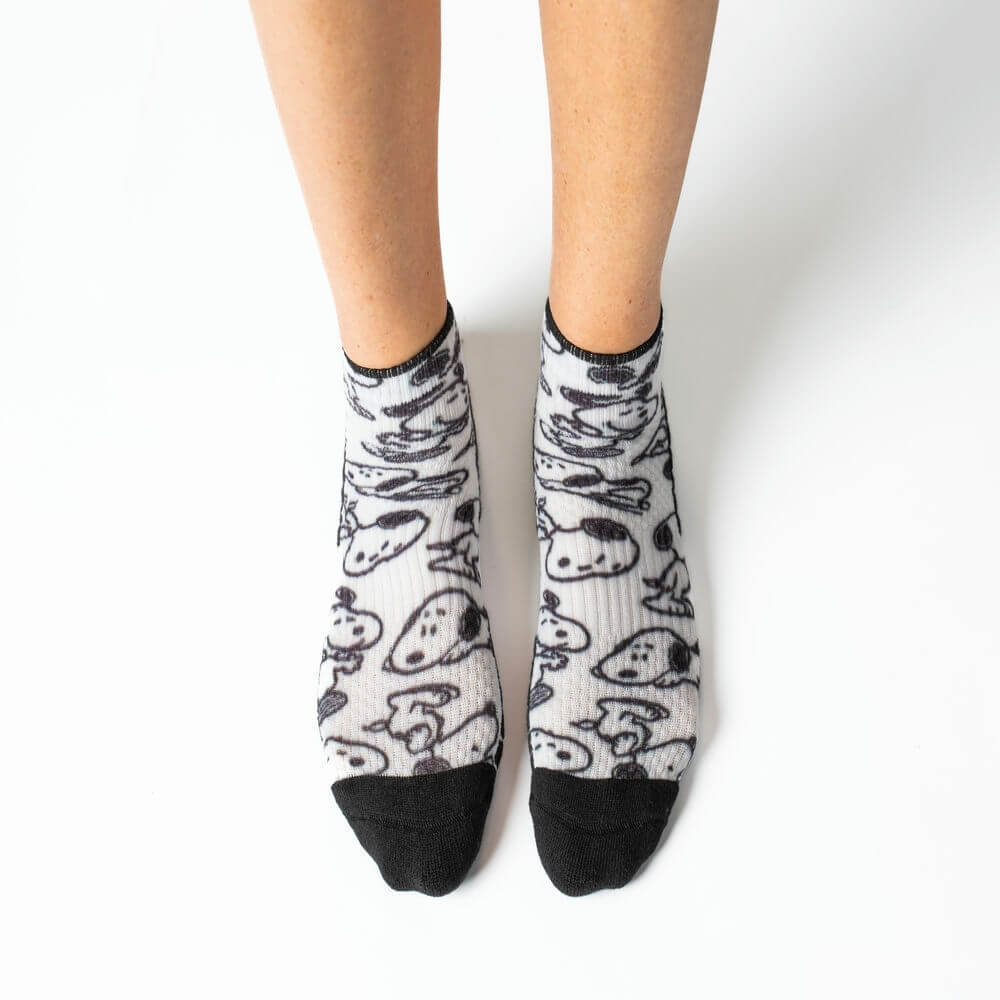 Snoopy Sox Ankle Compression Socks
