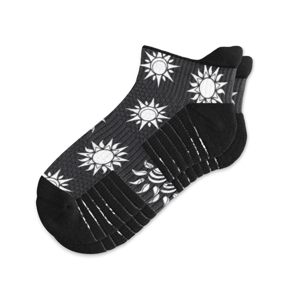 Midnight Sun Ankle Compression Socks