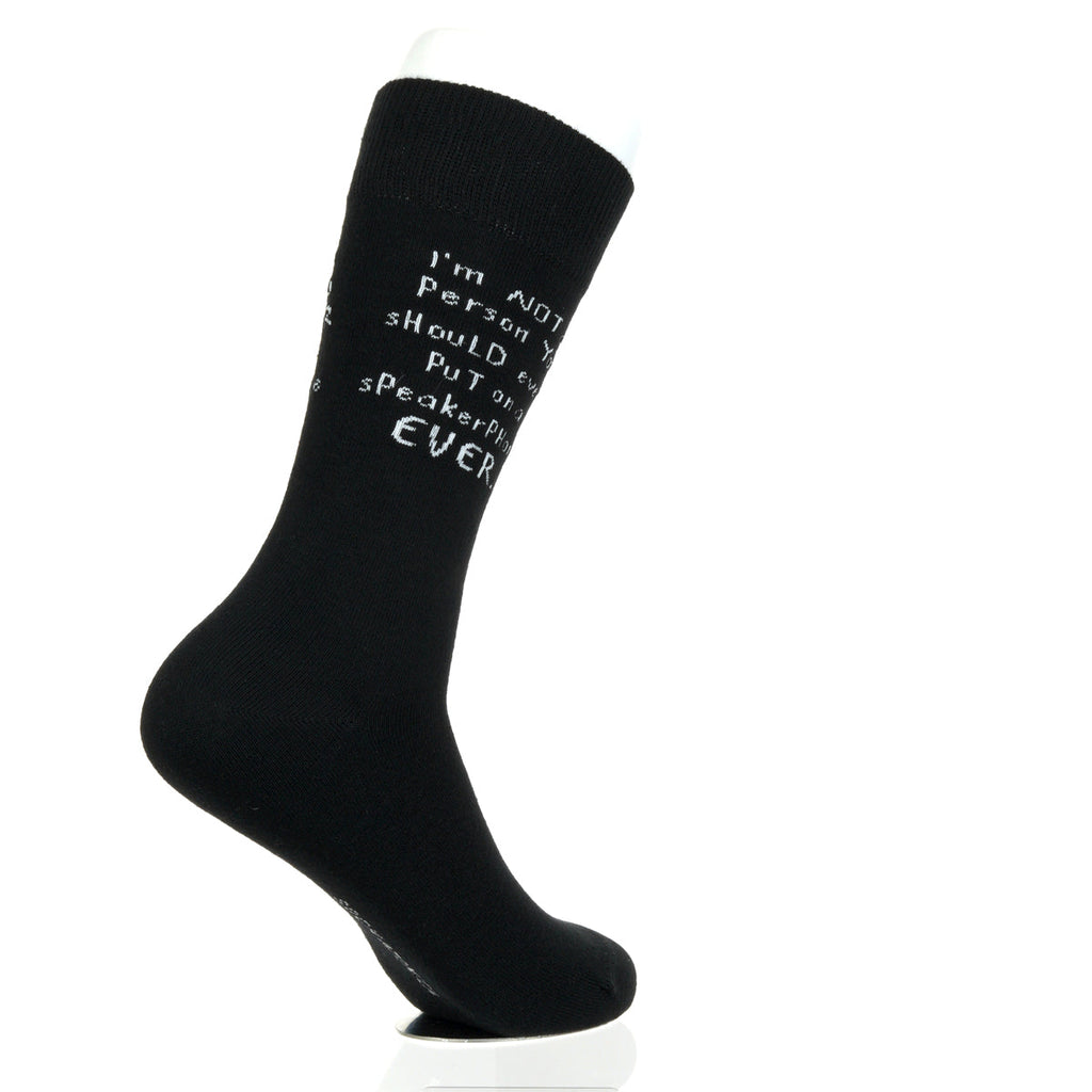 I'm Not A Person You Should Ever Put On A Speakerphone