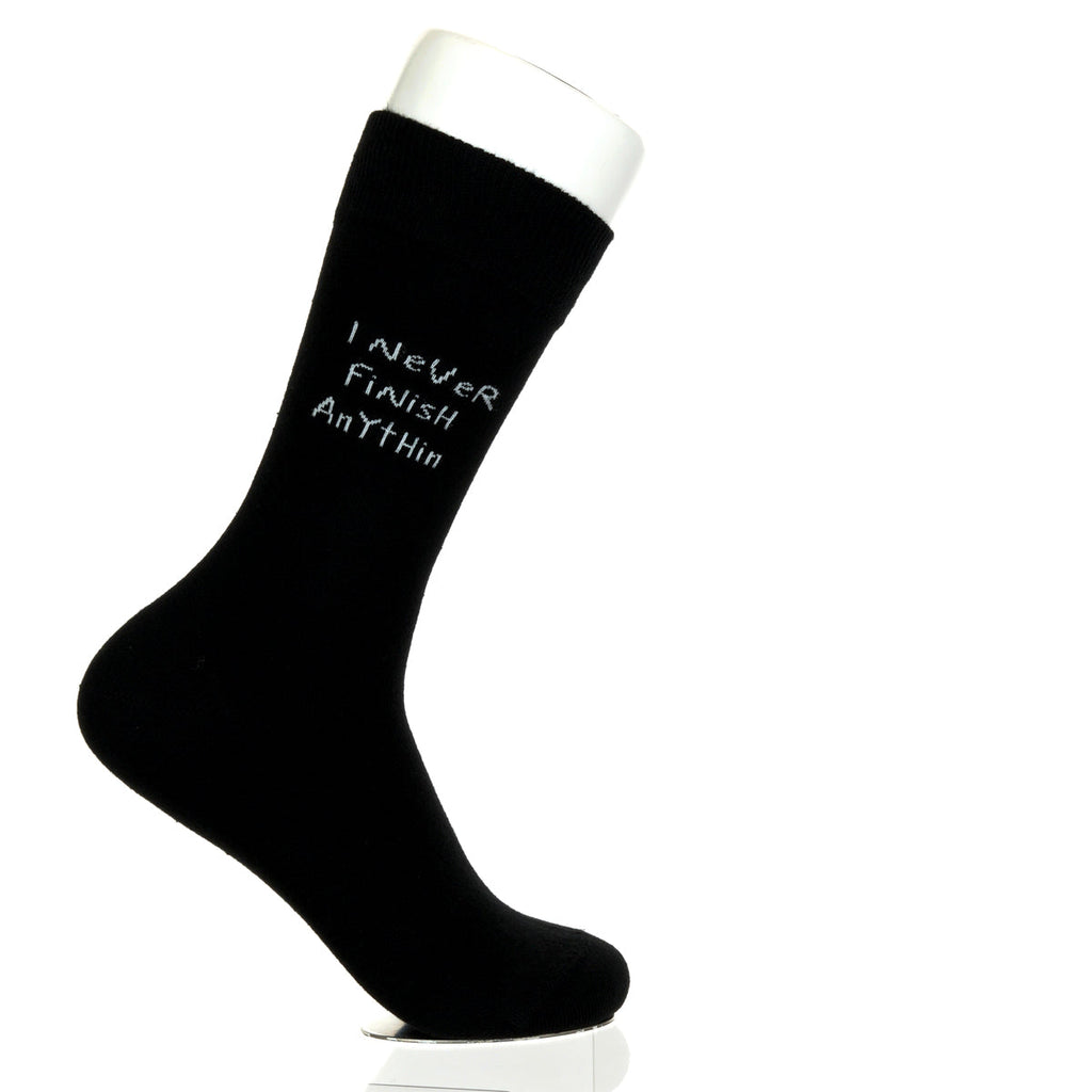 I Never Finish Anythin