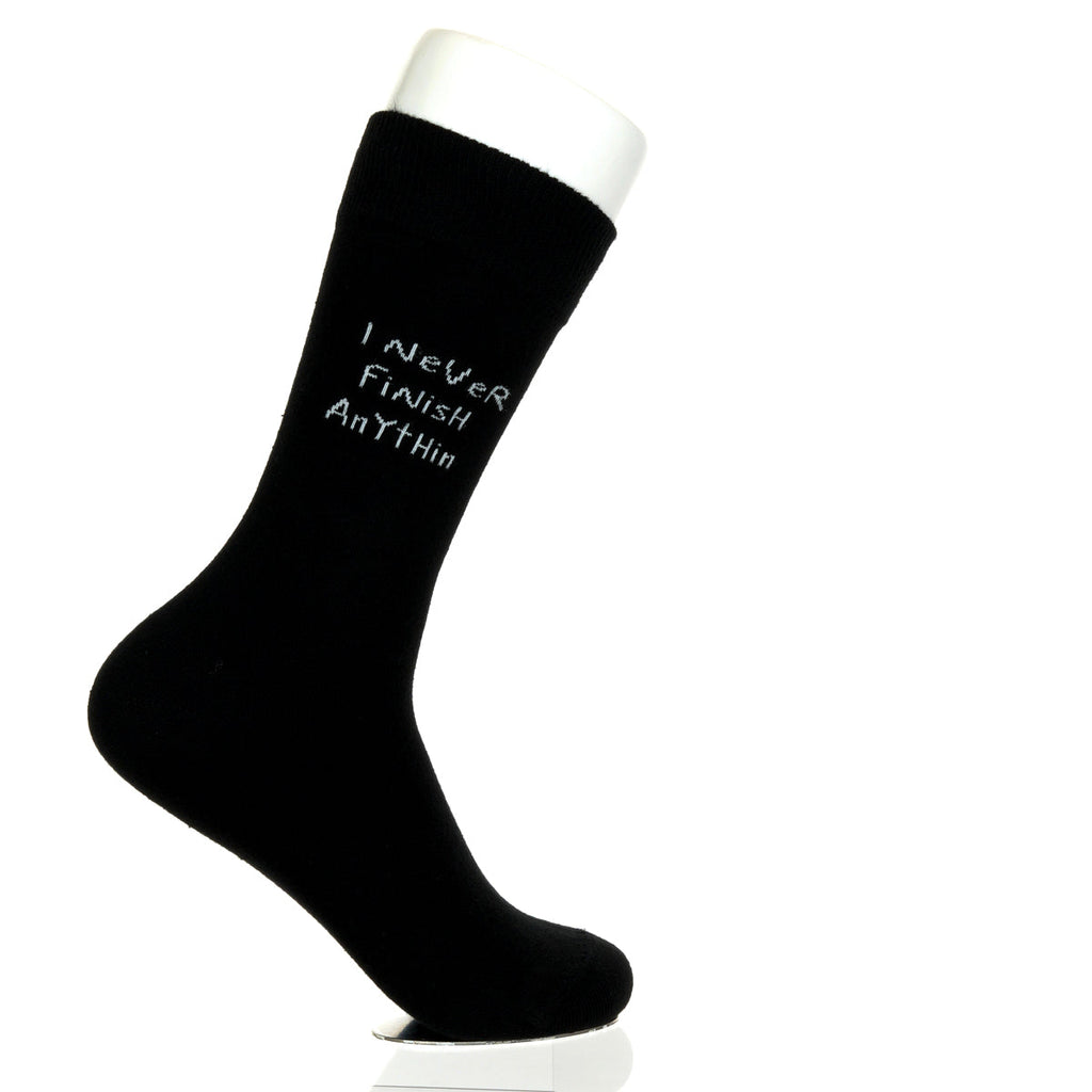 I Never Finish Anythin