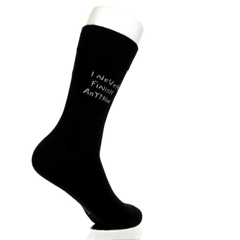 I Never Finish Anythin