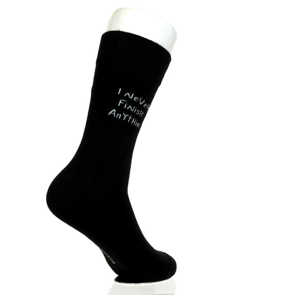 I Never Finish Anythin