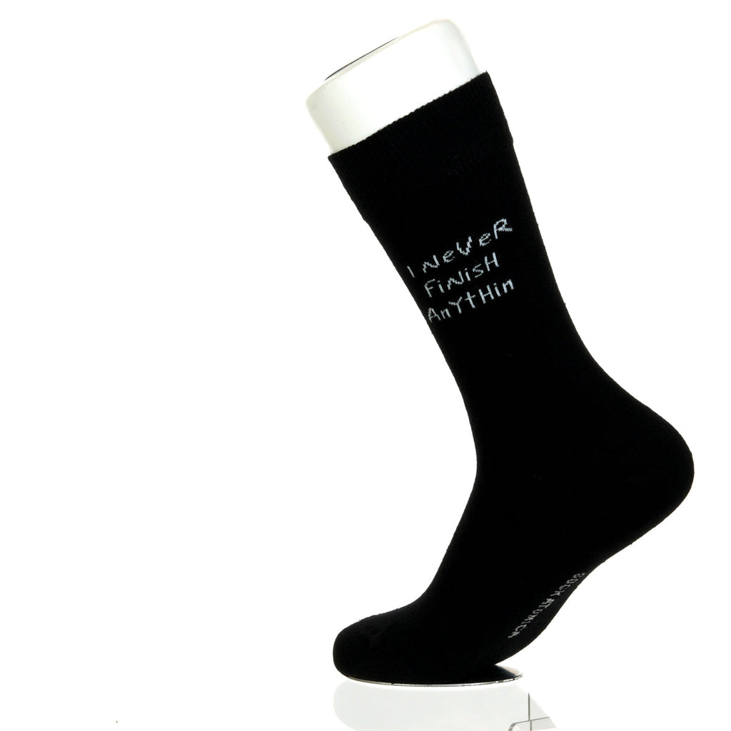 I Never Finish Anythin