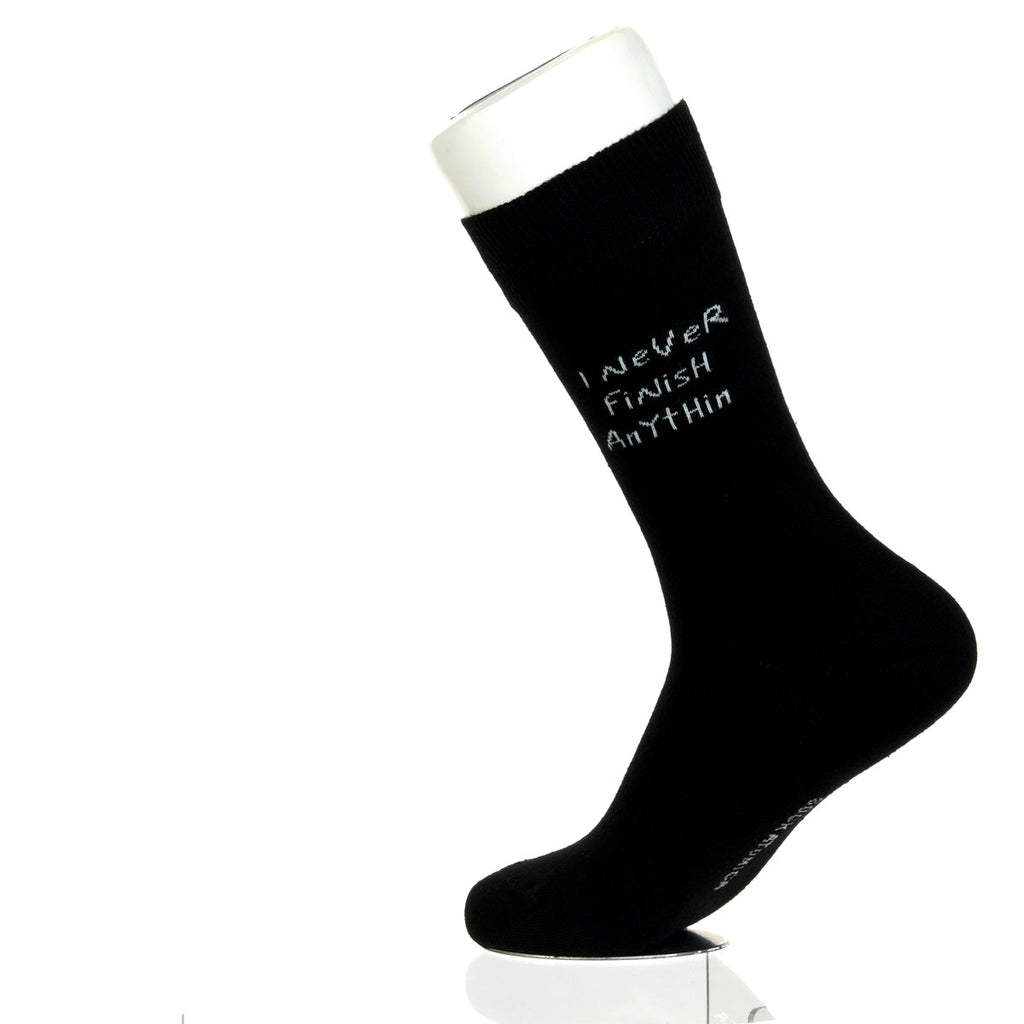 I Never Finish Anythin