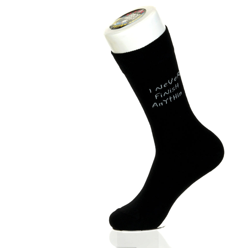 I Never Finish Anythin