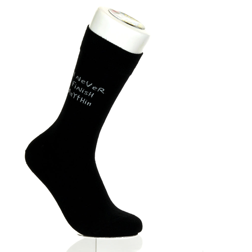 I Never Finish Anythin