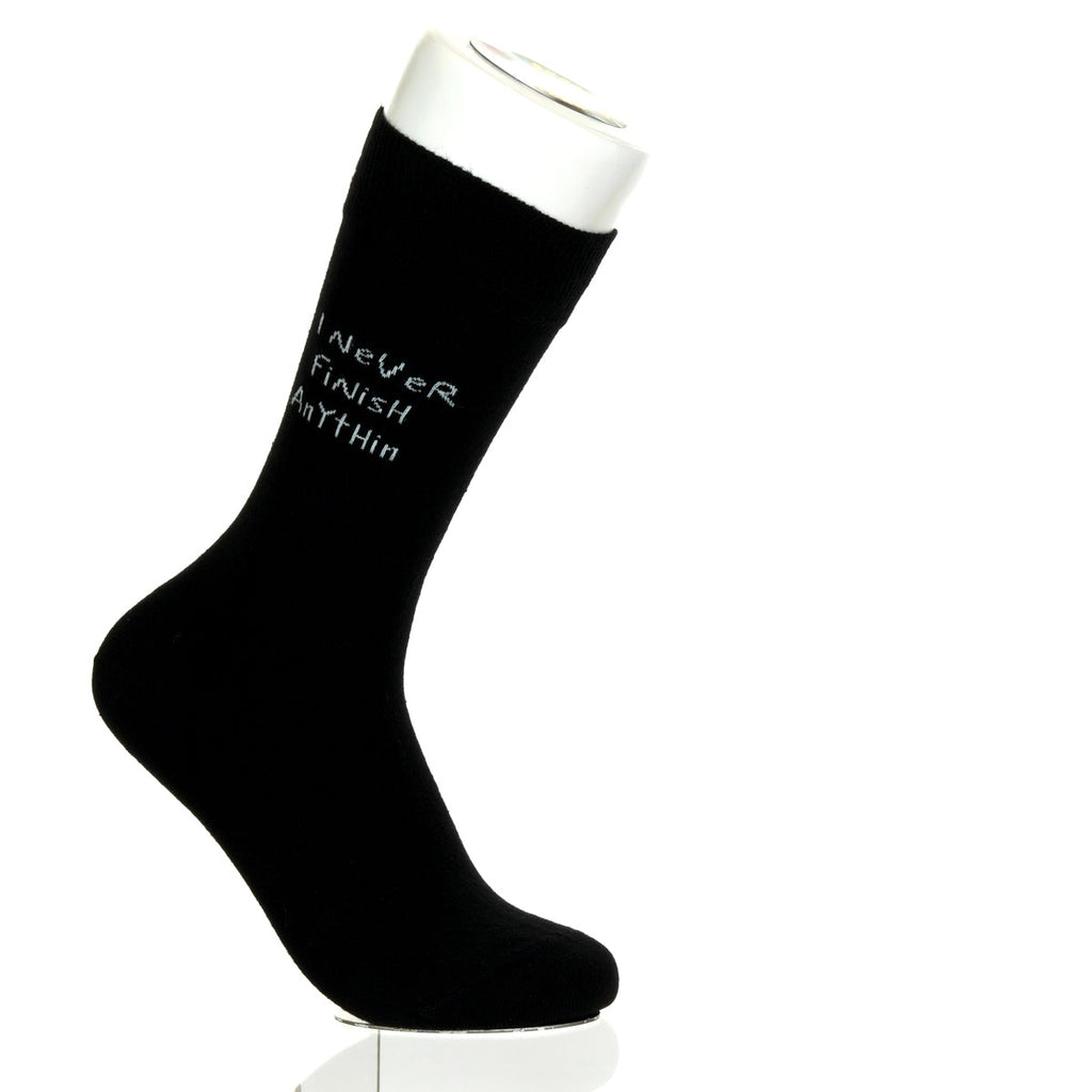 I Never Finish Anythin