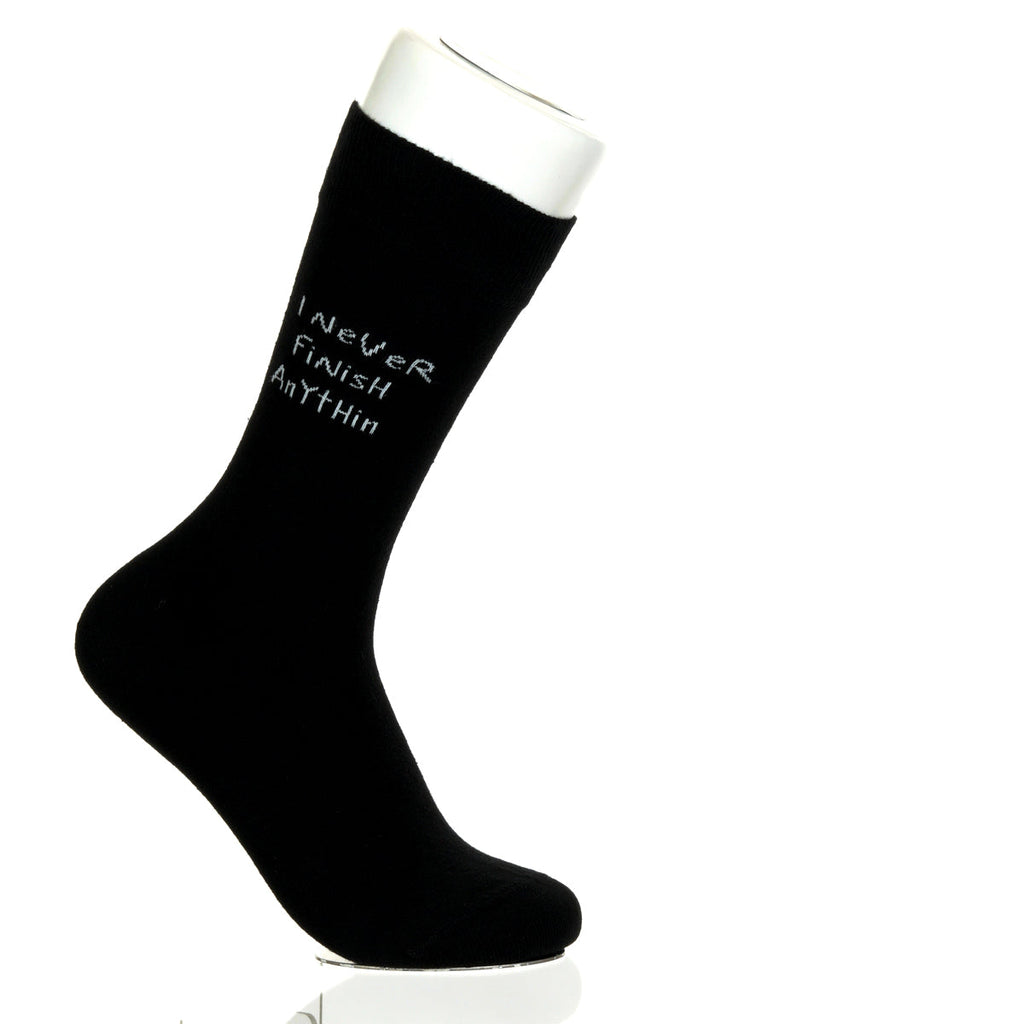 I Never Finish Anythin