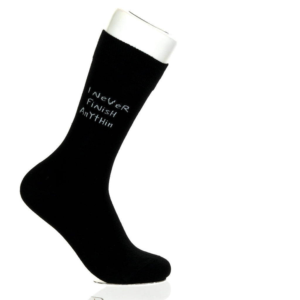 I Never Finish Anythin