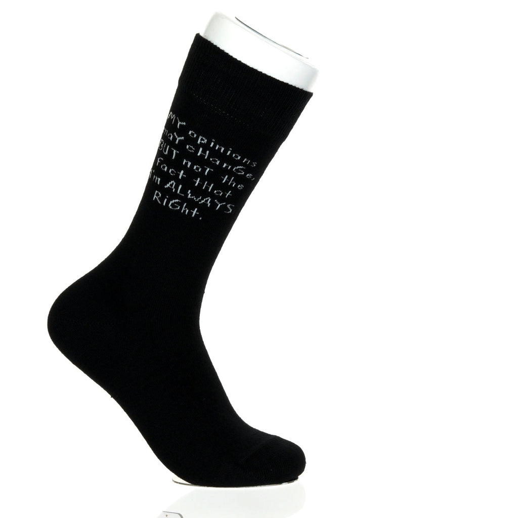 My Opinions May Change