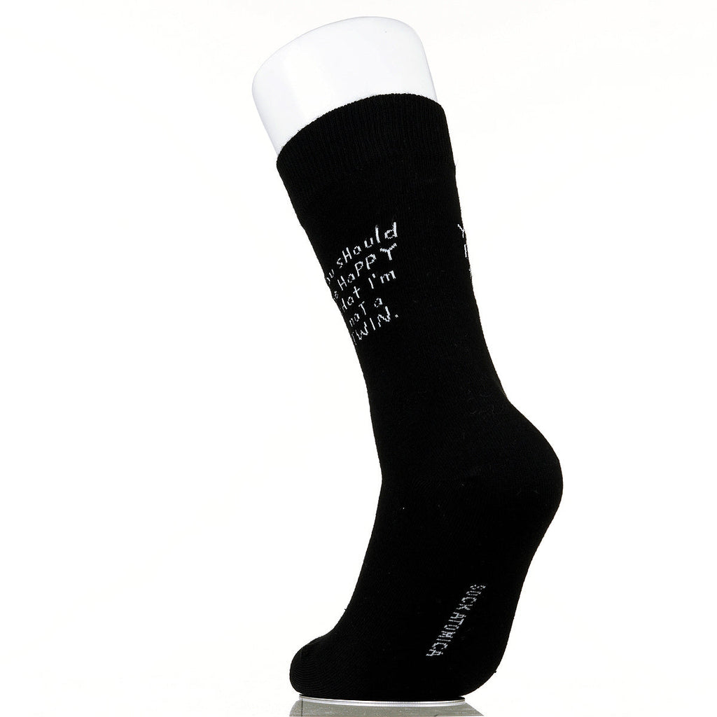 You Should Be Happy That I'm Not A Twin