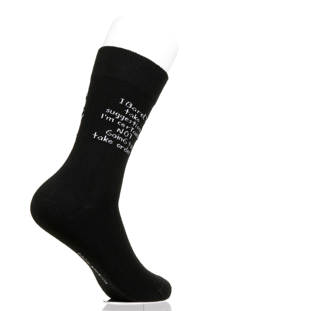 I Barely Take Suggestions