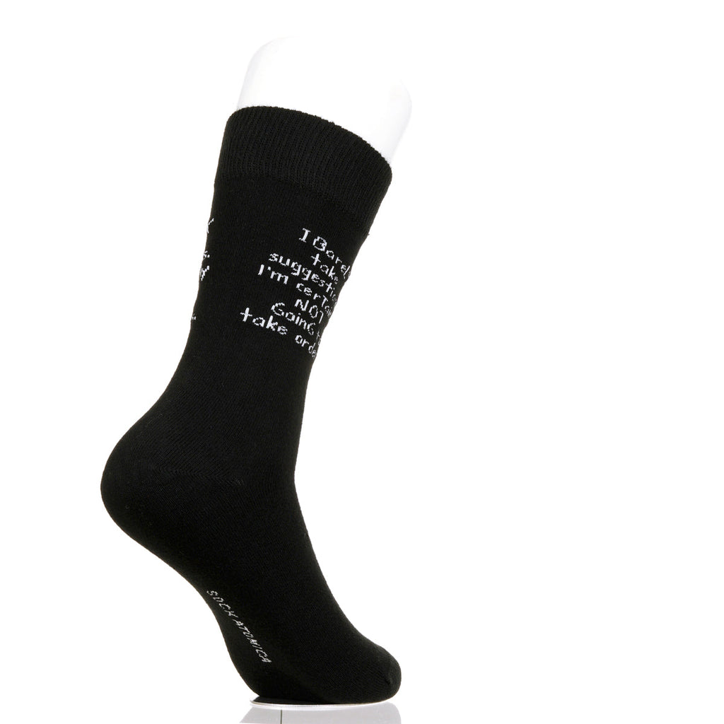 I Barely Take Suggestions