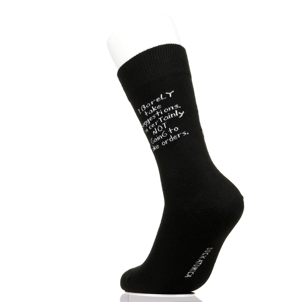 I Barely Take Suggestions