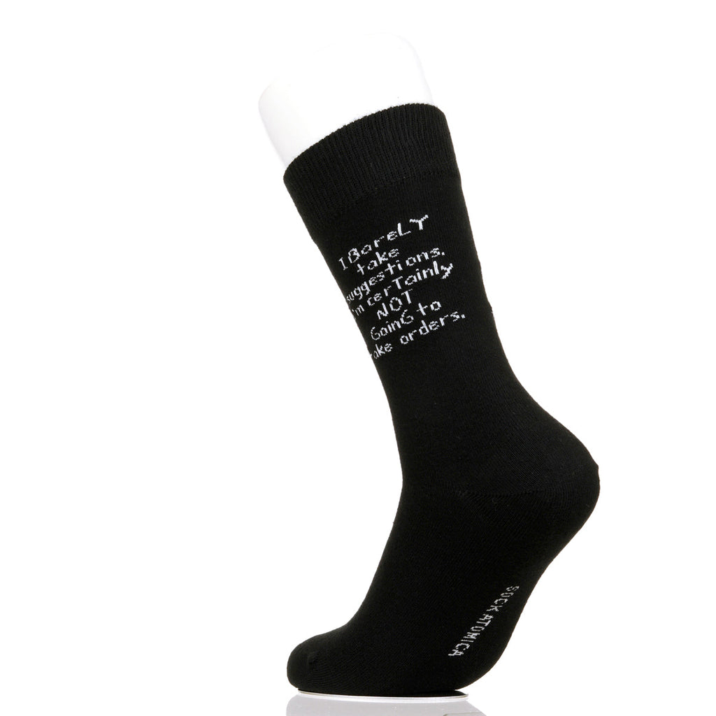 I Barely Take Suggestions