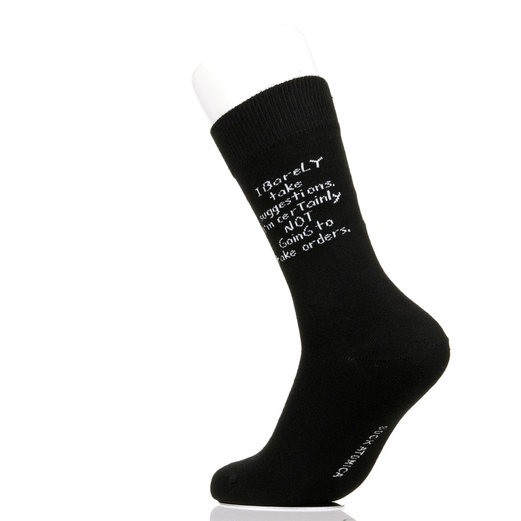 I Barely Take Suggestions