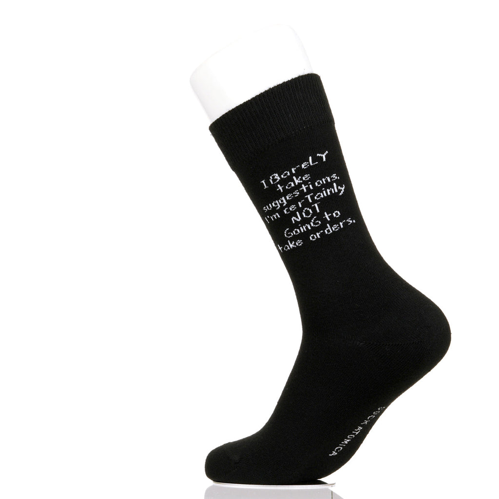 I Barely Take Suggestions