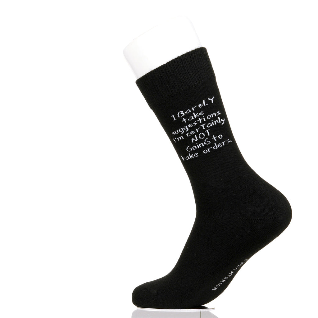 I Barely Take Suggestions