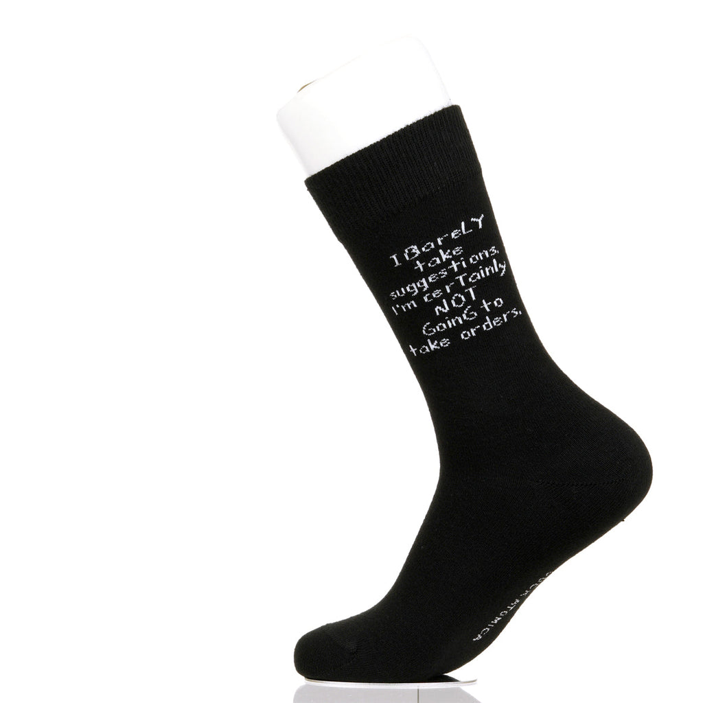 I Barely Take Suggestions