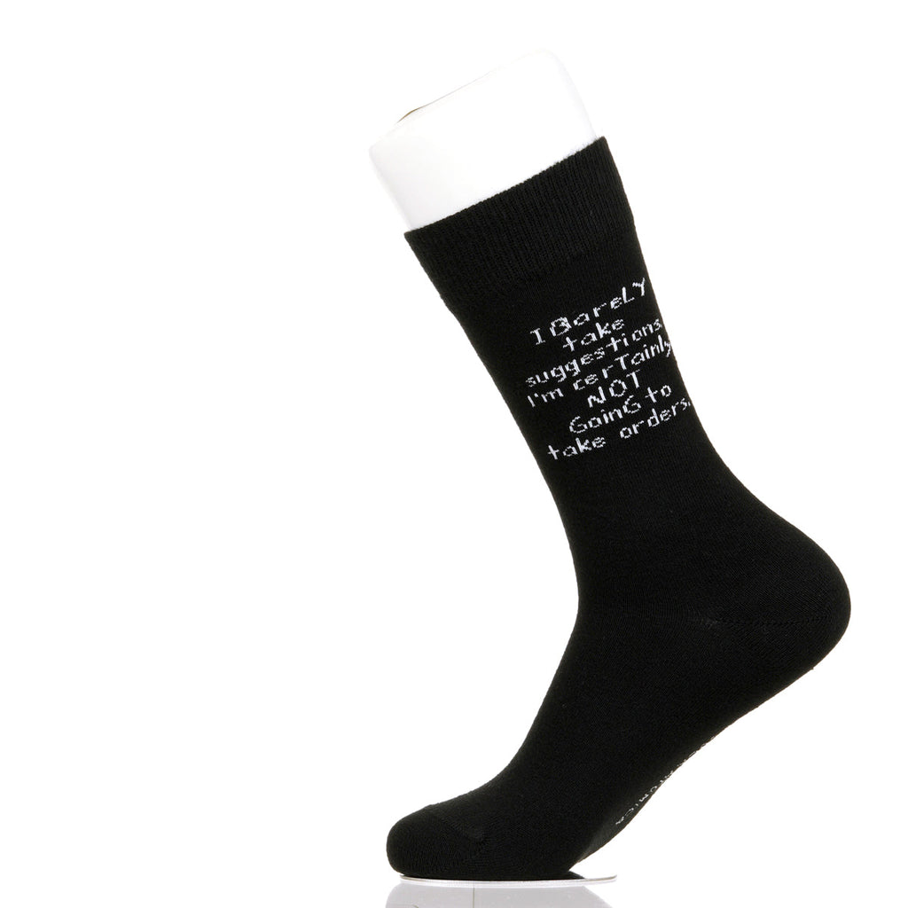 I Barely Take Suggestions