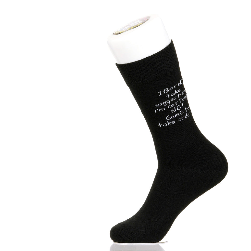 I Barely Take Suggestions